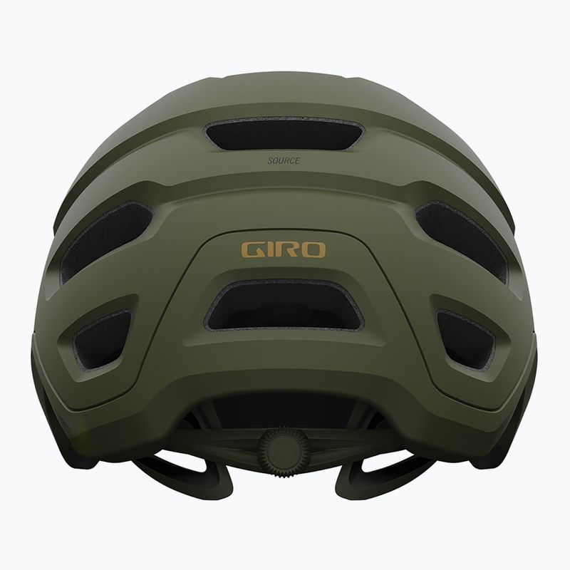 Giro Source Integrated MIPS matte trail green bike helmet 3
