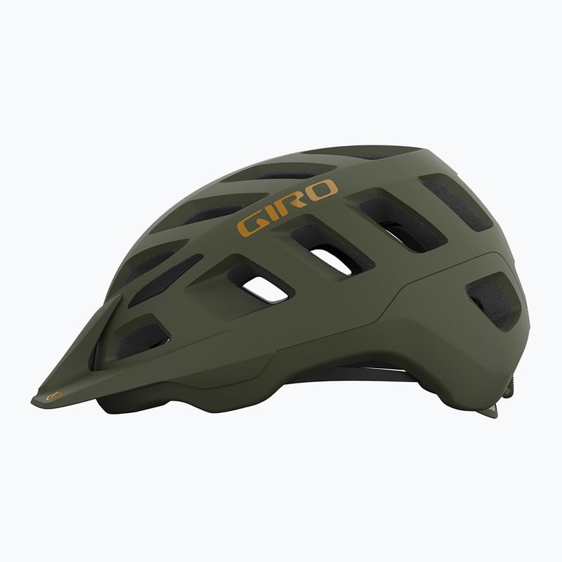 Giro Radix matte trail green bike helmet 2