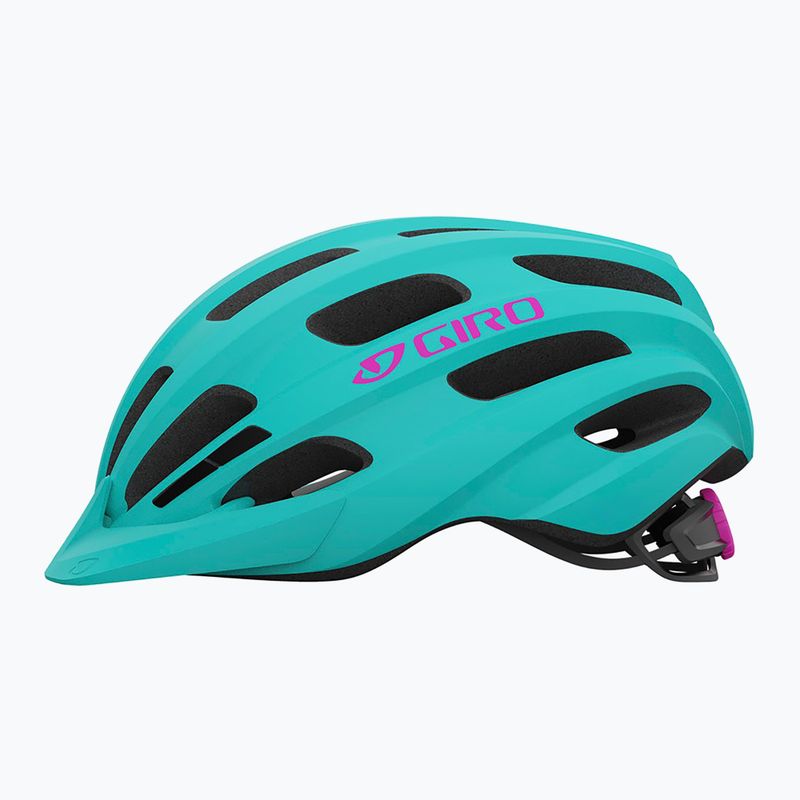 Giro Vasona Integrated MIPS matte screaming teal bike helmet 2