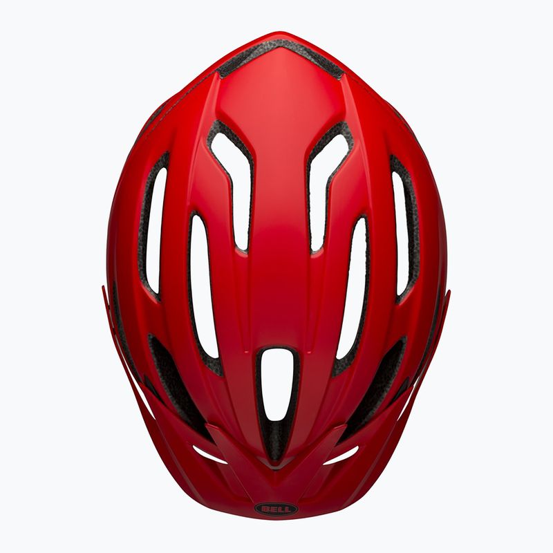 Bell Crest matte red bicycle helmet 4