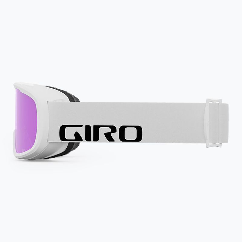 Giro Cruz white wordmark/ amber pink ski goggles 3