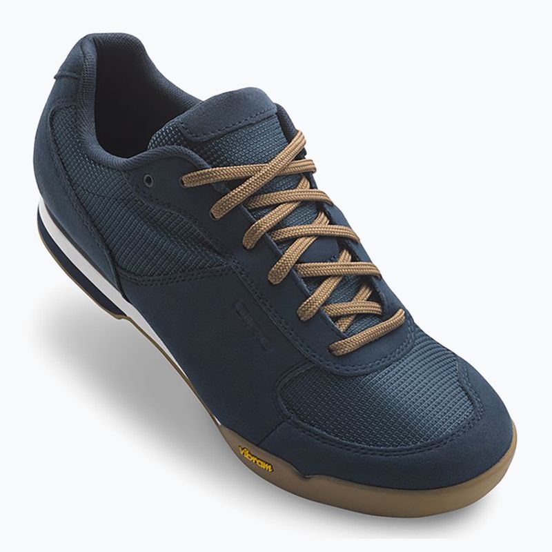 Men's MTB cycling shoes Giro Rumble VR dress blue rubber 2