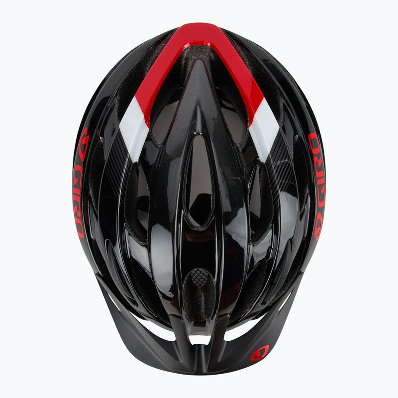 Giro Revel black bright red bike helmet 5