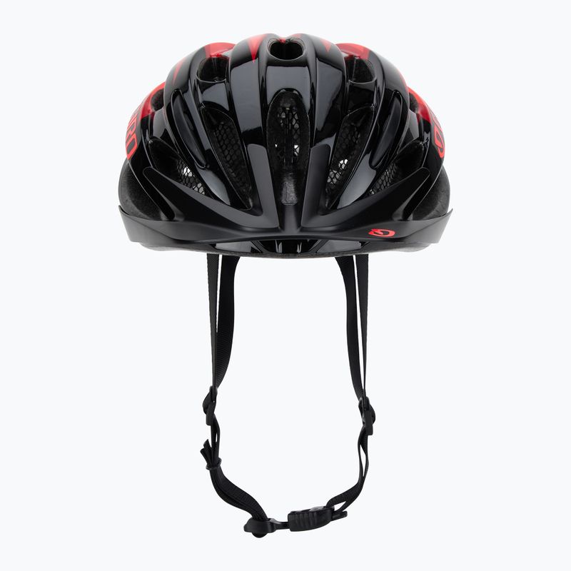 Giro Raze matte black vermillion children's bike helmet 3