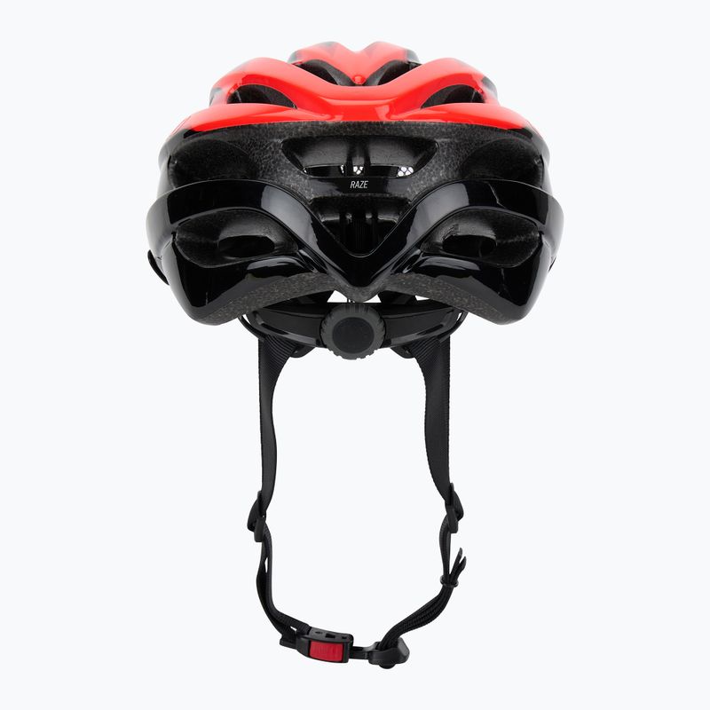 Giro Raze matte black vermillion children's bike helmet 4