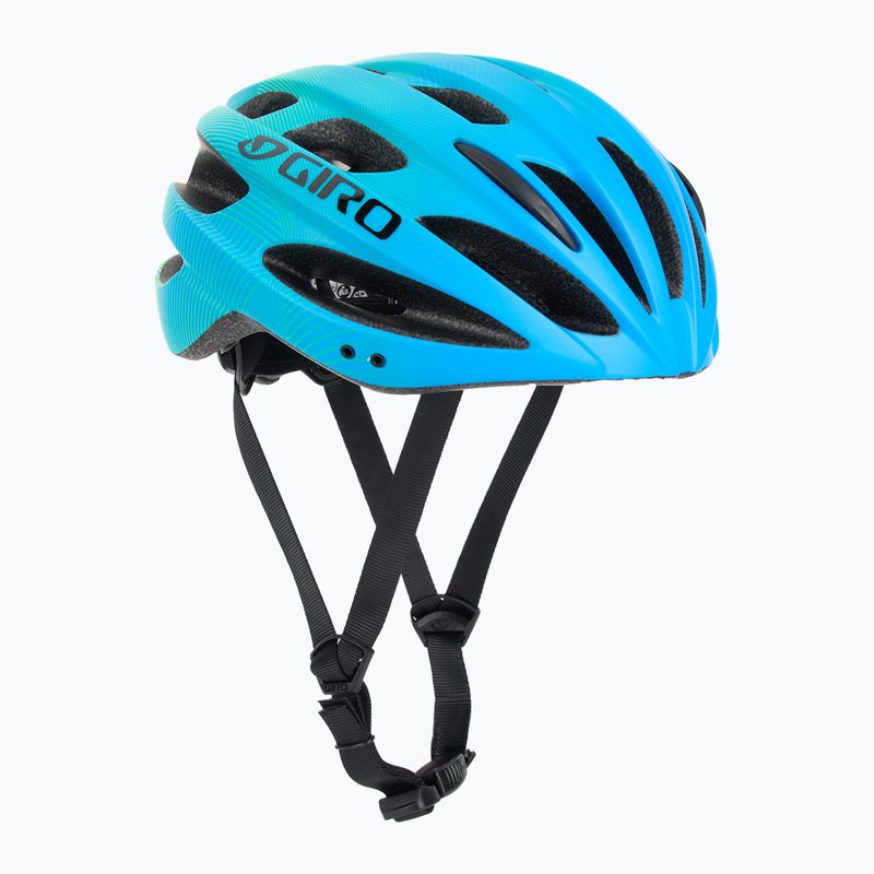 Giro Raze matte blue/lime children's bike helmet 2