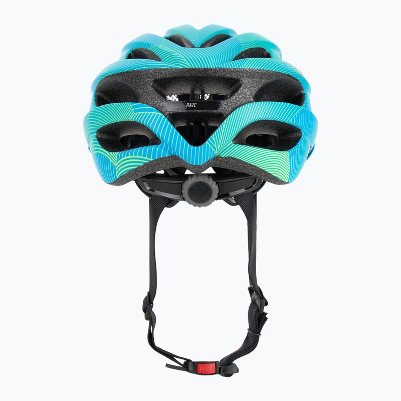 Giro Raze matte blue/lime children's bike helmet 4