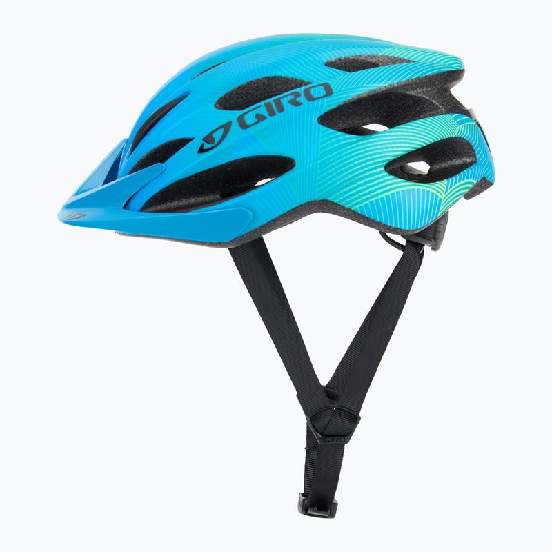 Giro Raze matte blue/lime children's bike helmet 5