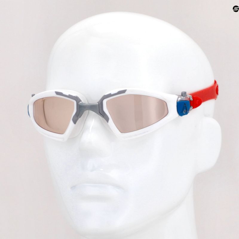 Aquasphere Kayenne Pro white/grey/photochromatic swimming goggles EP3040910LPH 7