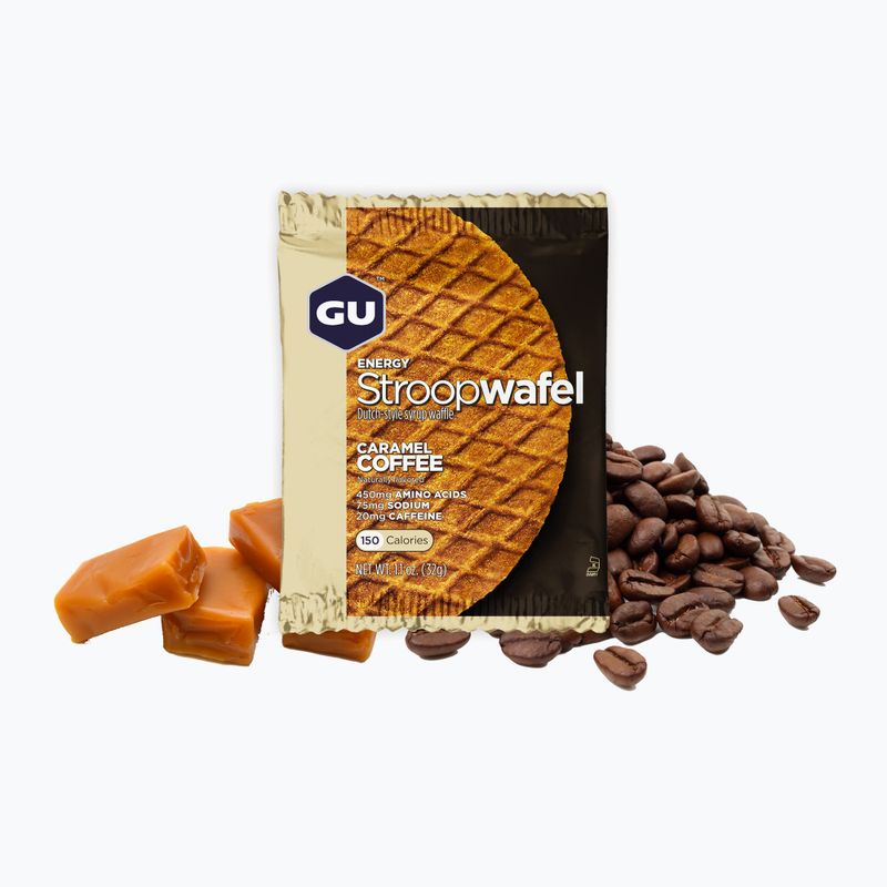 GU Energy Stroopwaffle snack 32 g caramel coffee 2