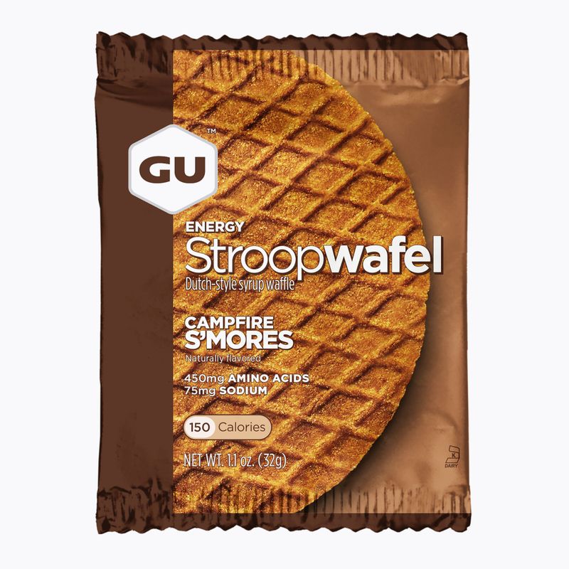 GU Energy Stroopwaffle 32 g campfire s'mores snack
