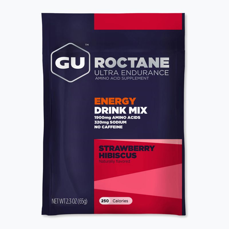 GU Roctane Energy Drink Mix 65 g strawberry/hibiscus