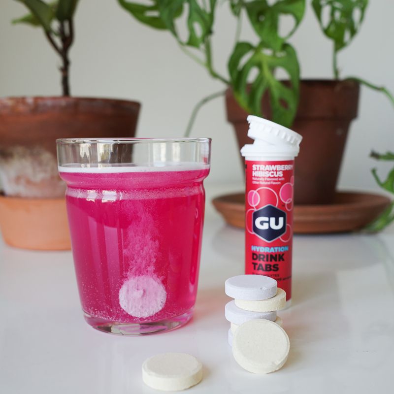GU Hydration Drink Isotonic Beverage 12 tabs strawberry/hibiscus 3