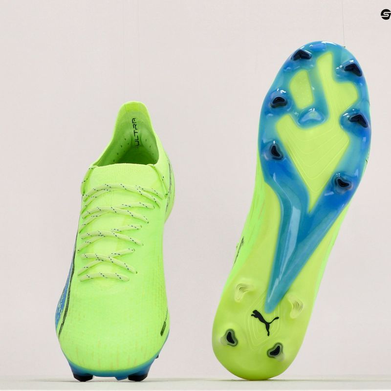 Men's PUMA Ultra Ultimate FG/AG football boots green 106868 01 11