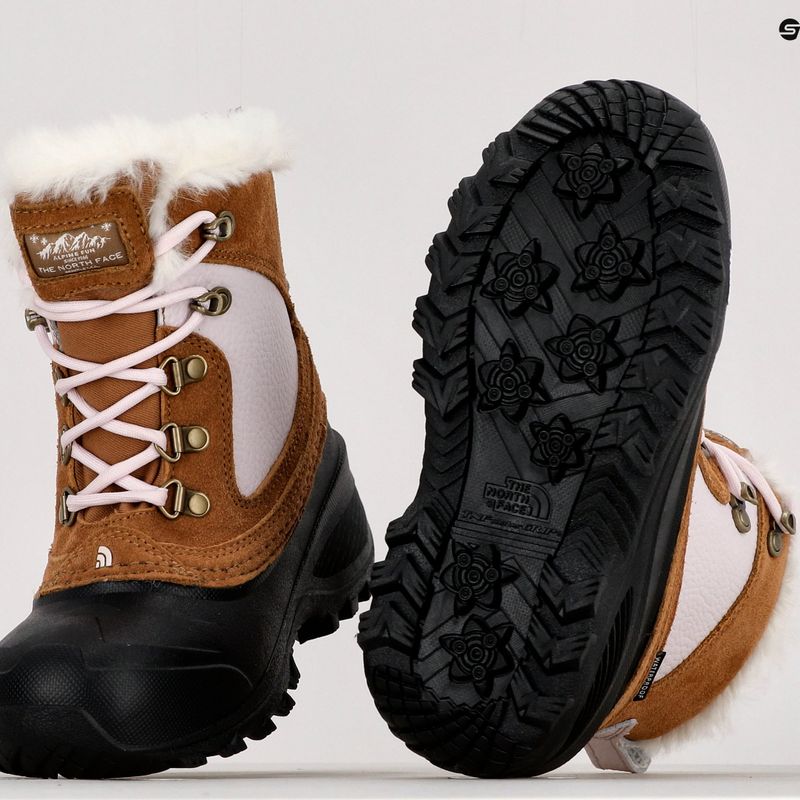 The North Face Shellista Extreme brown children's trekking boots NF0A2T5V9ZW1 11