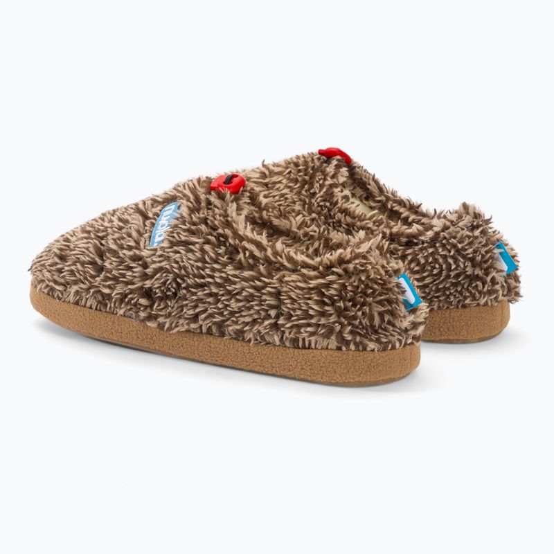 Nuvola Classic Cloud fleece brown winter slippers 3