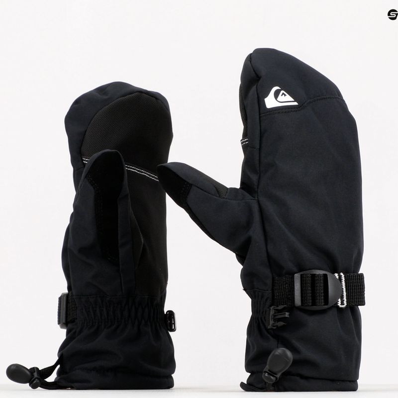 Quiksilver Mission Mitt children's snowboard gloves black EQBHN03036 7