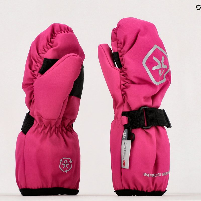 Color Kids Mittens Waterproof ski gloves pink 740816 8