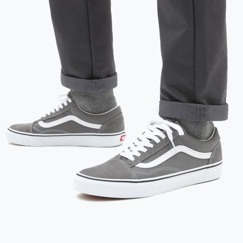 Vans UA Old Skool pewter/true white shoes 10