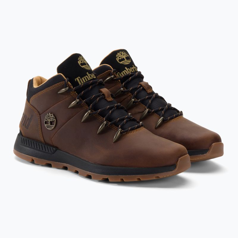 Men's Timberland Sprint Trekker Mid md brn full grain trekking boots 4