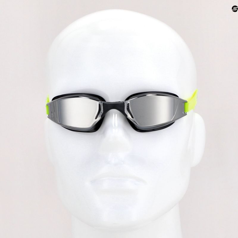 Aquasphere Xceed black/yellow/mirror silver swimming goggles EP3030107LMS 7