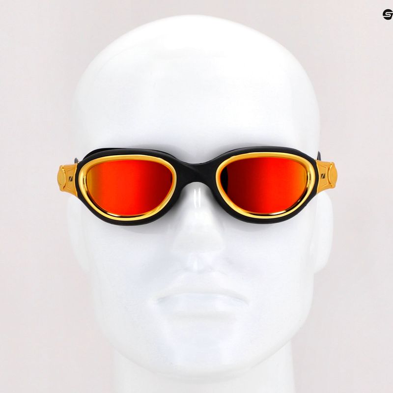 ZONE3 Venator-X Swim goggles black/metallic gold SA21GOGVE112 7