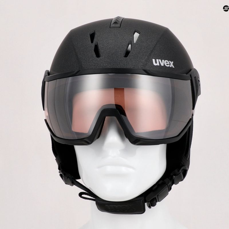 Ski helmet UVEX Instinct Visor black 56/6/261/2003 17