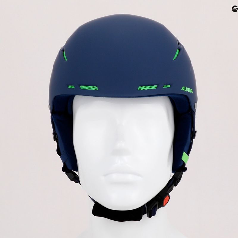 Ski helmet Alpina Biom navy matt 10