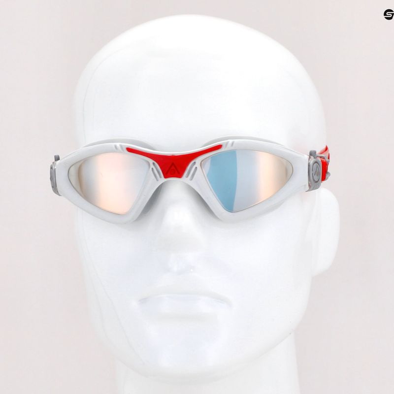 Aquasphere Kayenne grey/red/mirror iridescent swim goggles EP2961006LMI 7