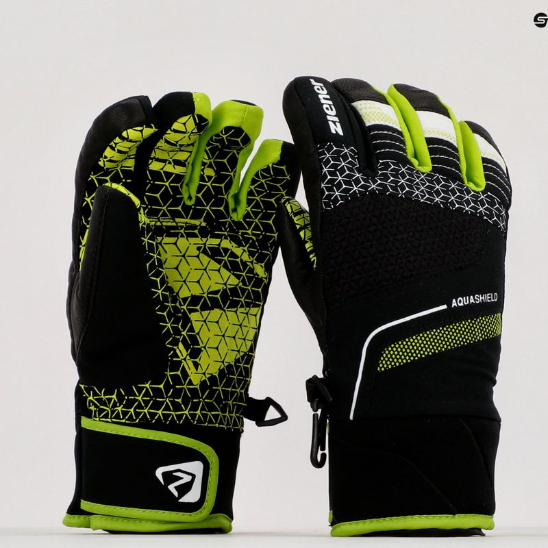 Ziener Lonzalo AS children's ski glove black 801922 8