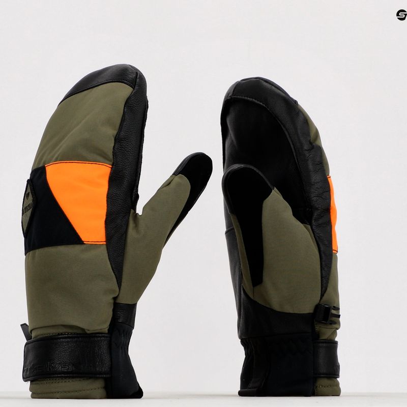 Quiksilver Squad Mitt Green EQYHN03161 Snowboard Gloves 7