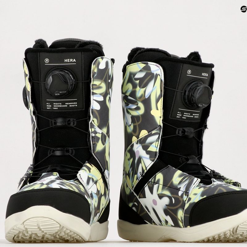 Women's snowboard boots RIDE Hera black-green 12G2016 16