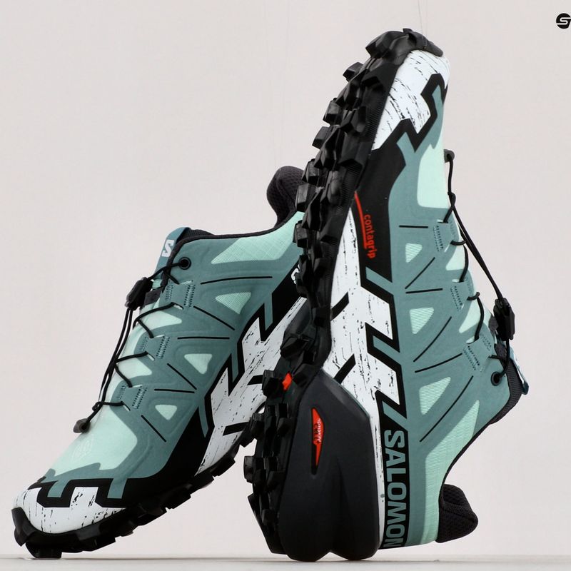 Salomon Speedrcross 6 women's running shoes green L41743100 13
