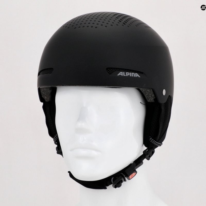 Children's ski helmets Alpina Zupo black matte 10