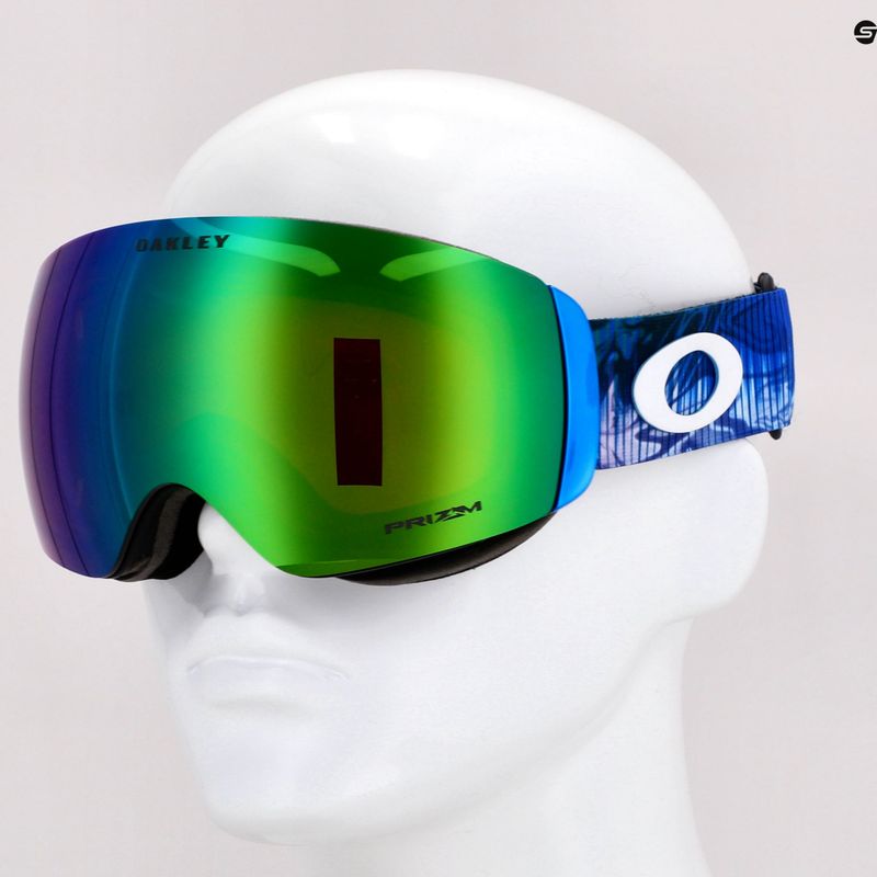 Oakley Flight Deck mikaela shiffrin/prizm snow jade iridium ski goggles OO7064-C0 5