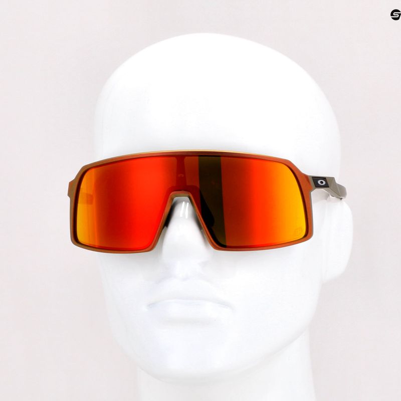 Oakley Sutro red gold shift/prizm ruby cycling glasses 0OO9406 7