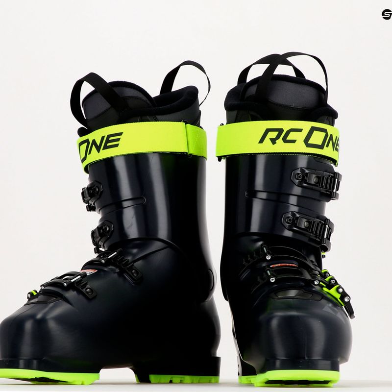 Men's ski boots Fischer RC ONE 100 Vacuum Walk navy blue and yellow U09021 9