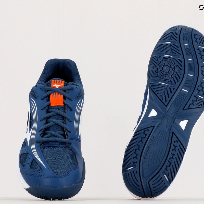 Mizuno Cyclone Speed 3 volleyball shoes blue and white V1GA218021 14