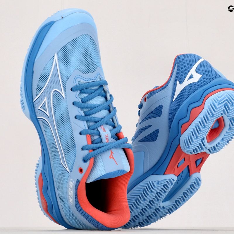 Women's tennis shoes Mizuno Wave Exceed Light CC blue 61GC222121 19
