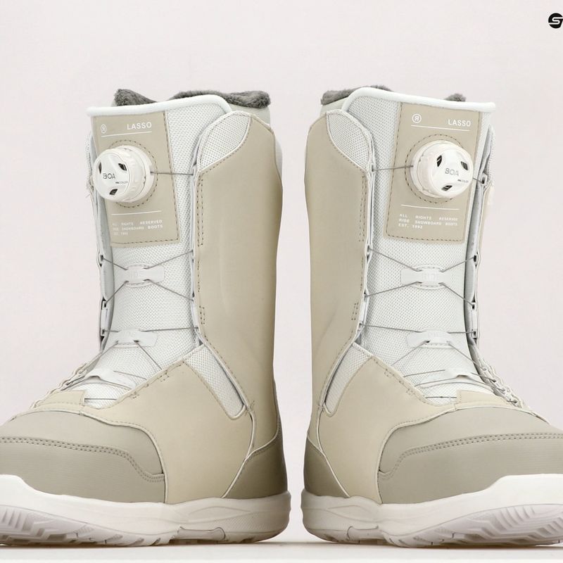 Men's snowboard boots RIDE LASSO white 12E2006.1.5 10