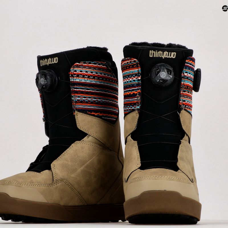 Women's snowboard boots ThirtyTwo Lashed Double Boa W'S beige 8205000207 11