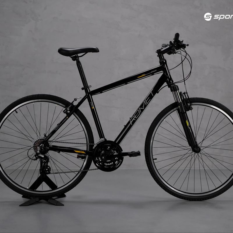 Fitness bike Romet Orkan M black-gold 17