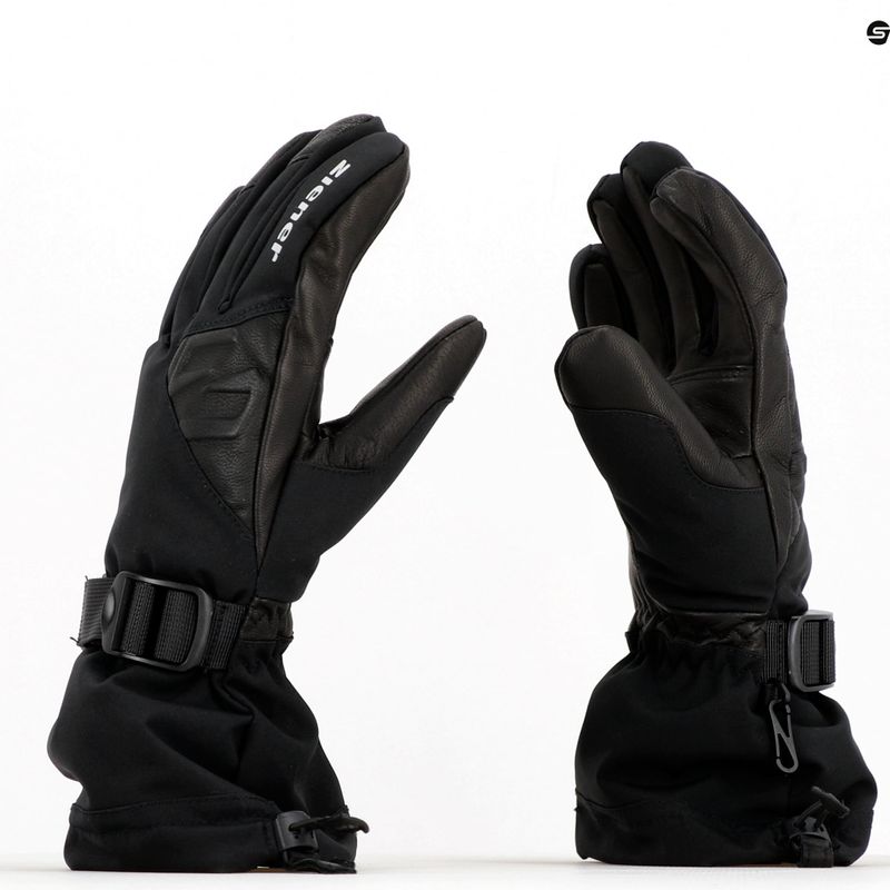 Men's ski glove ZIENER Gofried As Aw black 801043.12 7