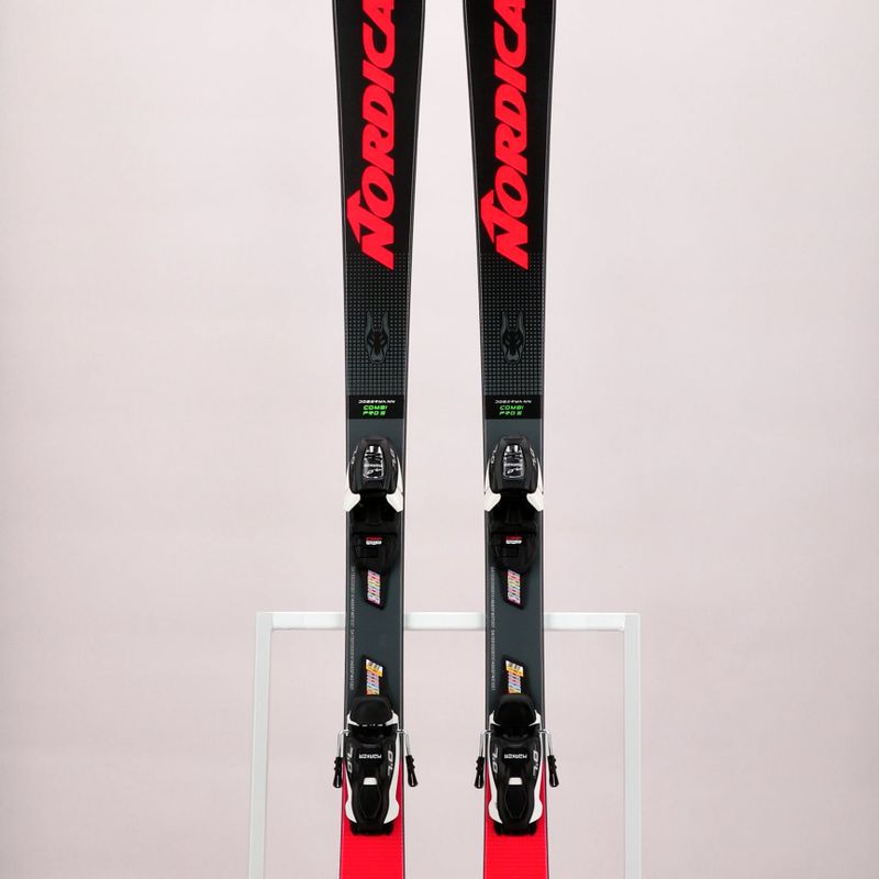 Children's downhill skis Nordica DOBERMANN Combi Pro S FDT + Jr 7.0 black/red 0A1330ME001 16