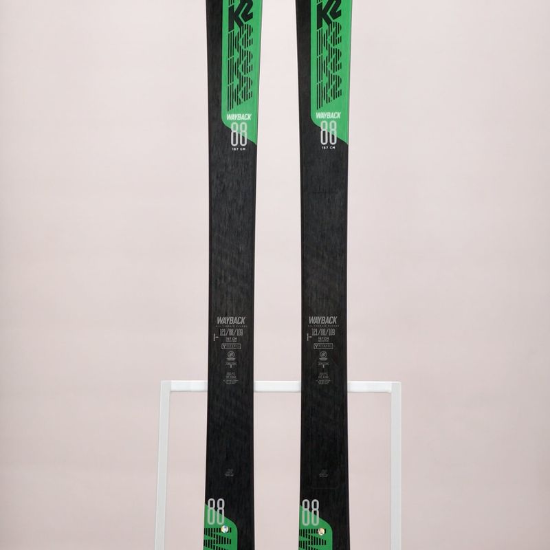 K2 Wayback 88 grey-green skis 10G0202.101.1 13