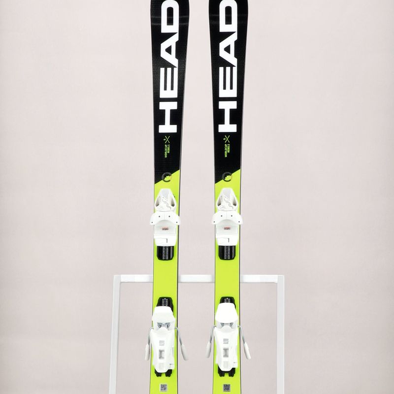 Children's downhill skis HEAD WC e.Race Team SW Jrs + Jrs 7.5 yellow 314142/100862 13