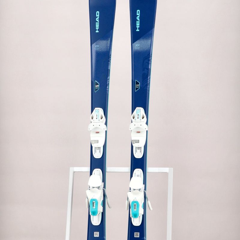 Women's Downhill Ski HEAD Pure Joy SLR Joy Pro + Joy 9 navy blue 315700 16