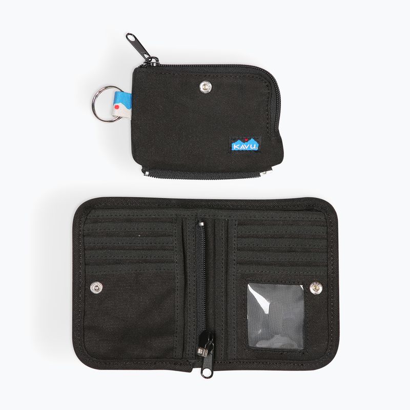 KAVU Zippy black wallet 4