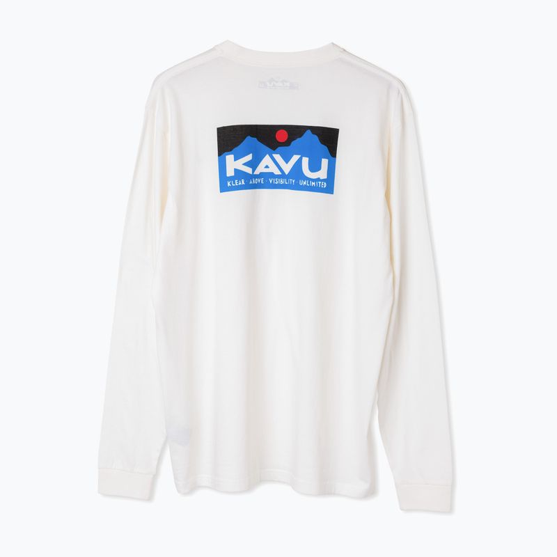Men's KAVU Etch Art Off White Longsleeve 2