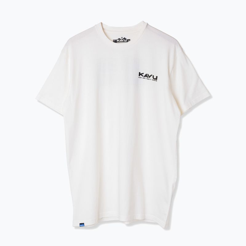 KAVU Men's Klear Above Etch Art shirt off white